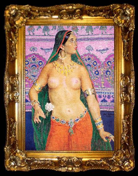 framed  Melchers, Gari Julius Hindu Dancer, ta009-2